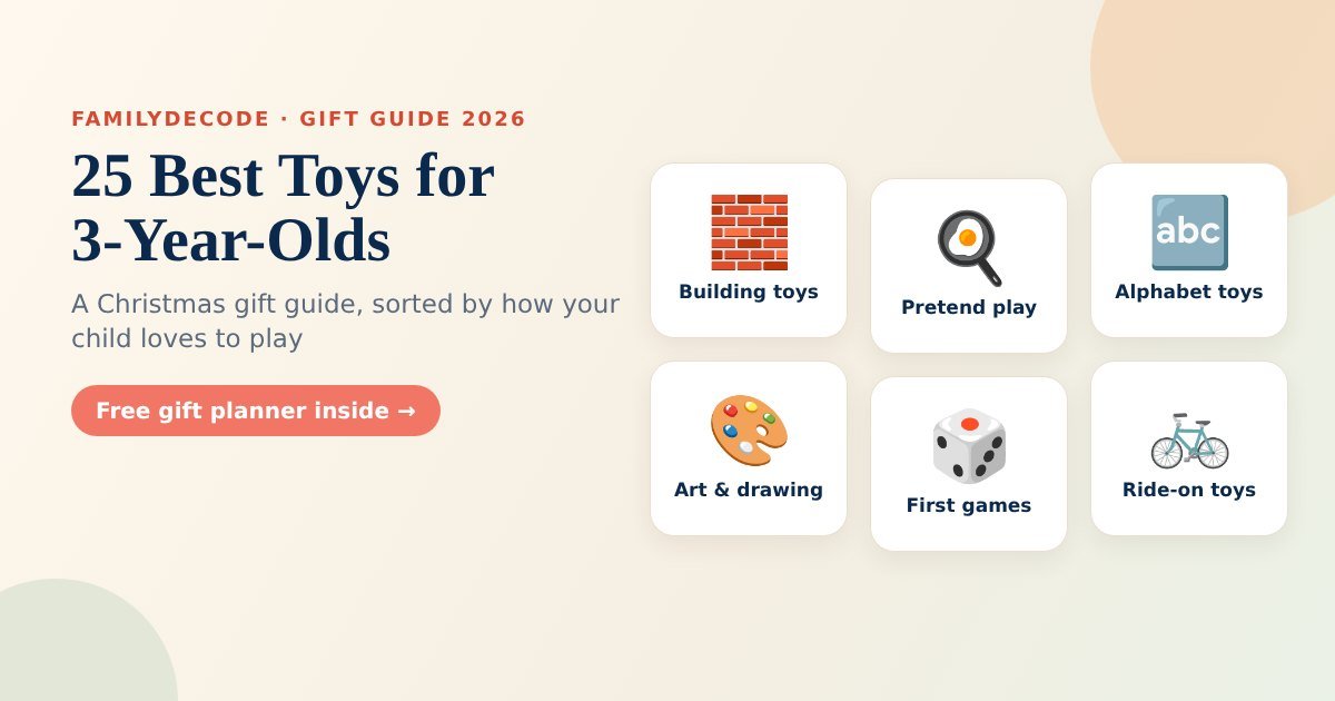 Best toys for 3-year-olds: building toys, pretend play, alphabet toys, art, games and ride-on toys