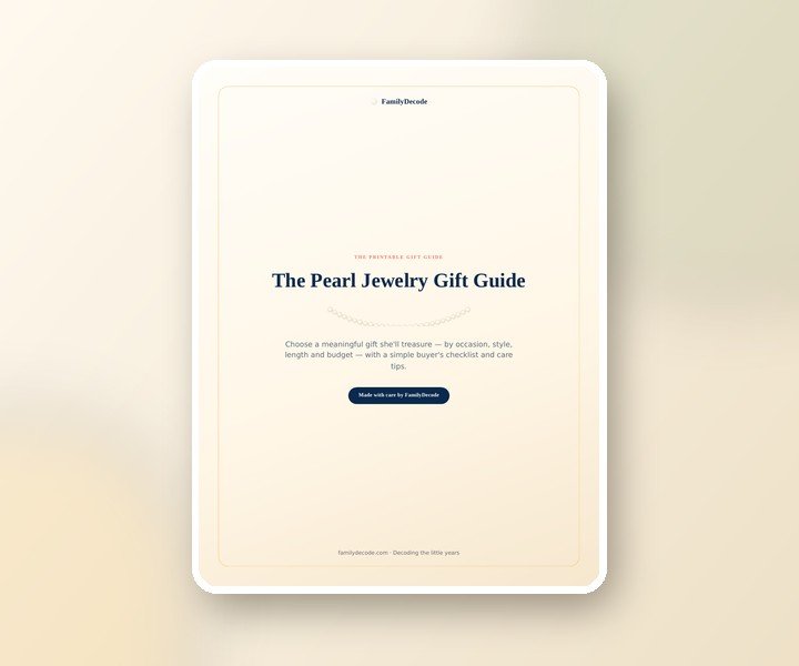 The Pearl Jewelry Gift Guide preview